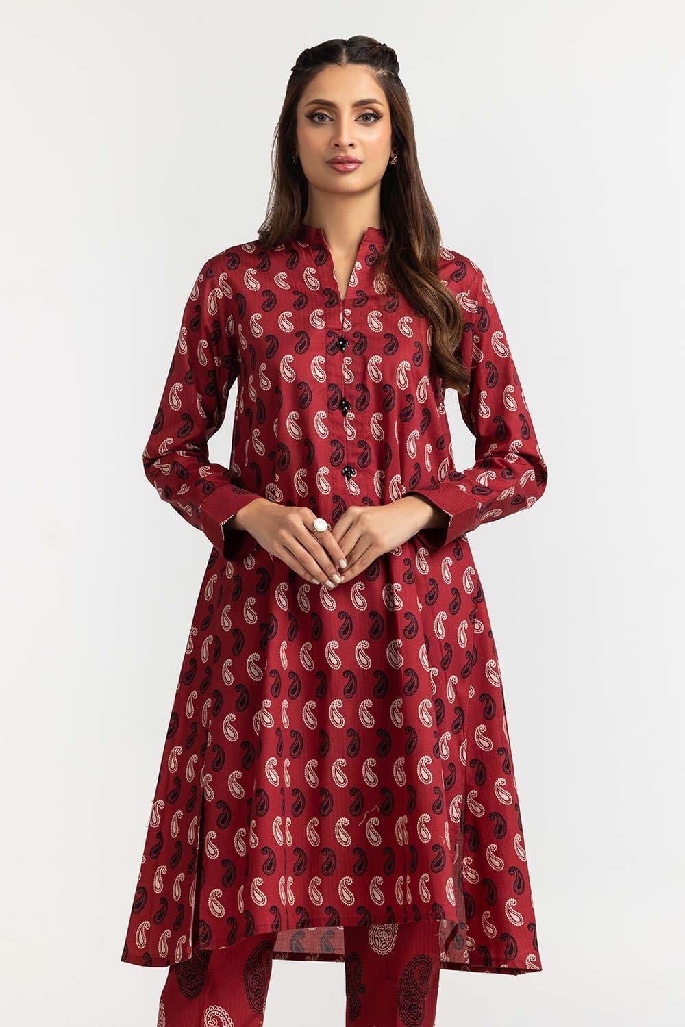 Digital Printed Dobby Shirt And Trouser IPS-24-09