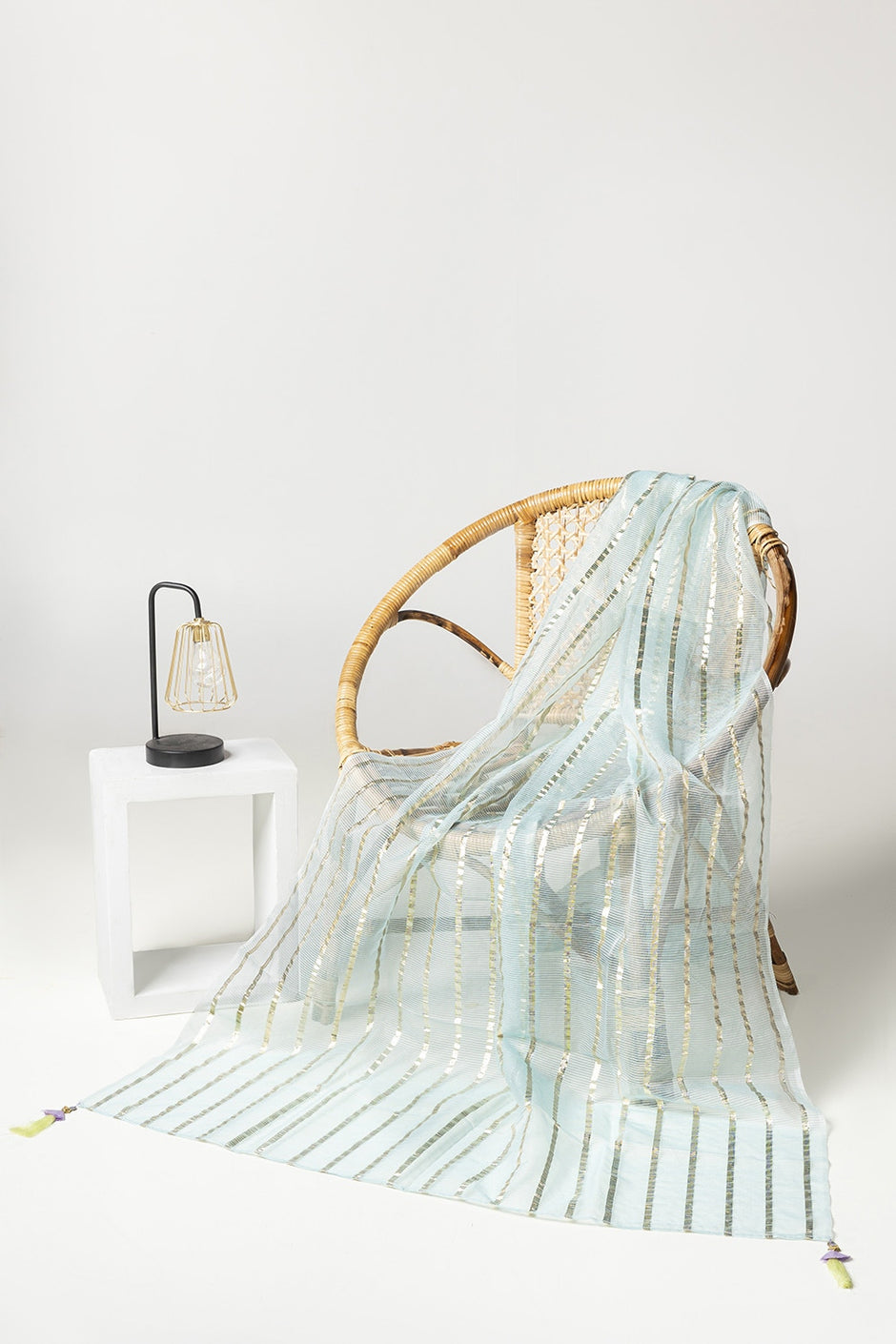 Dyed Lurex Dupatta