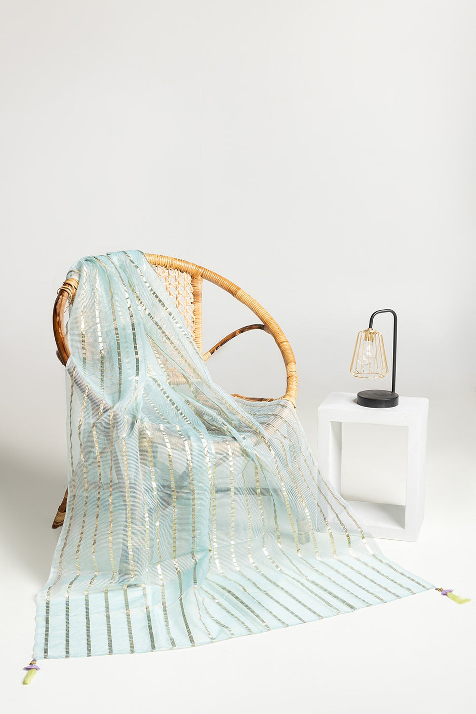 Dyed Lurex Dupatta