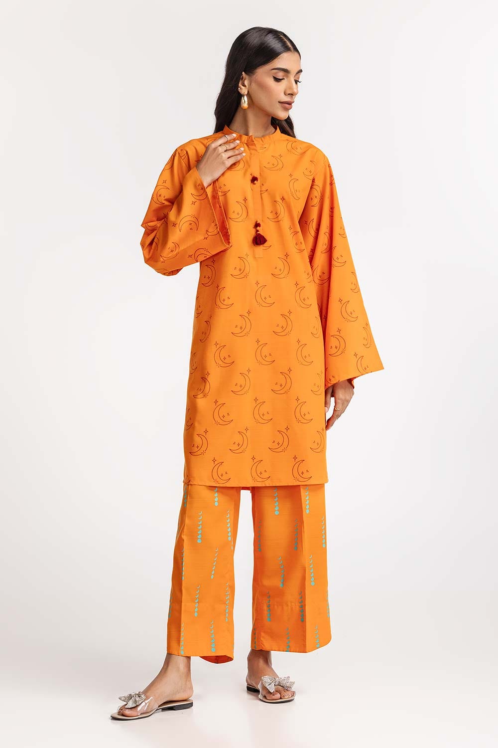 Poly Viscose Block Printed Co-Ord Set IPS-24-105