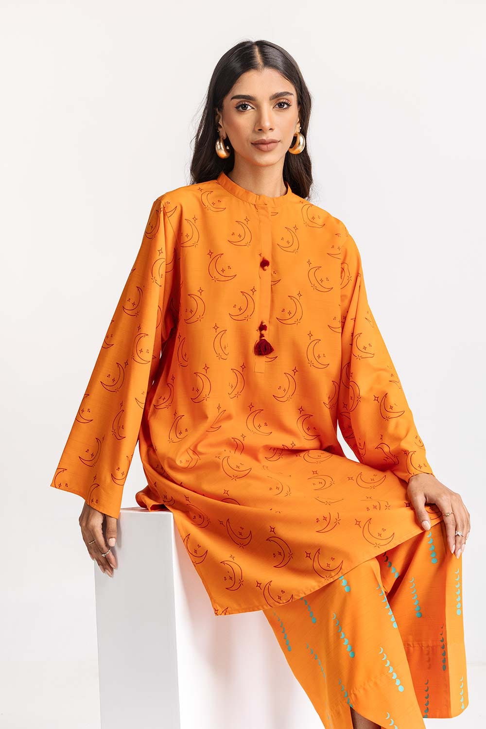 Poly Viscose Block Printed Co-Ord Set IPS-24-105