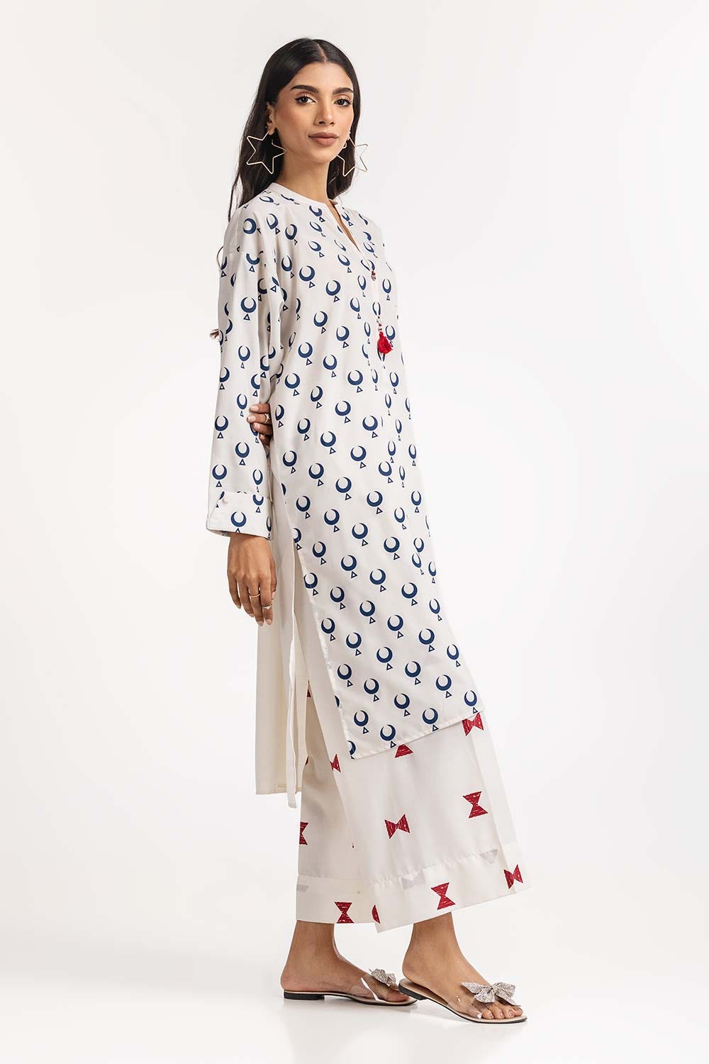 Poly Viscose Block Printed Co-Ord Set IPS-24-112
