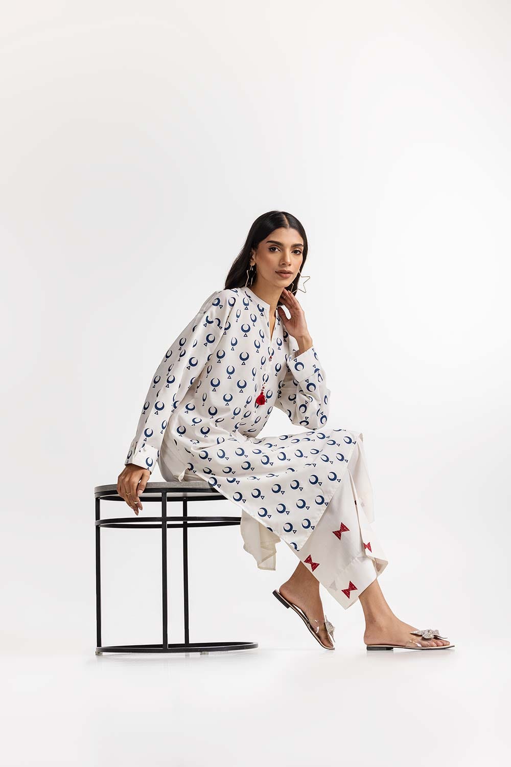 Poly Viscose Block Printed Co-Ord Set IPS-24-112