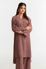 Dyed Polyester Viscose Embelished Shirt With Trouser IPS-24-115