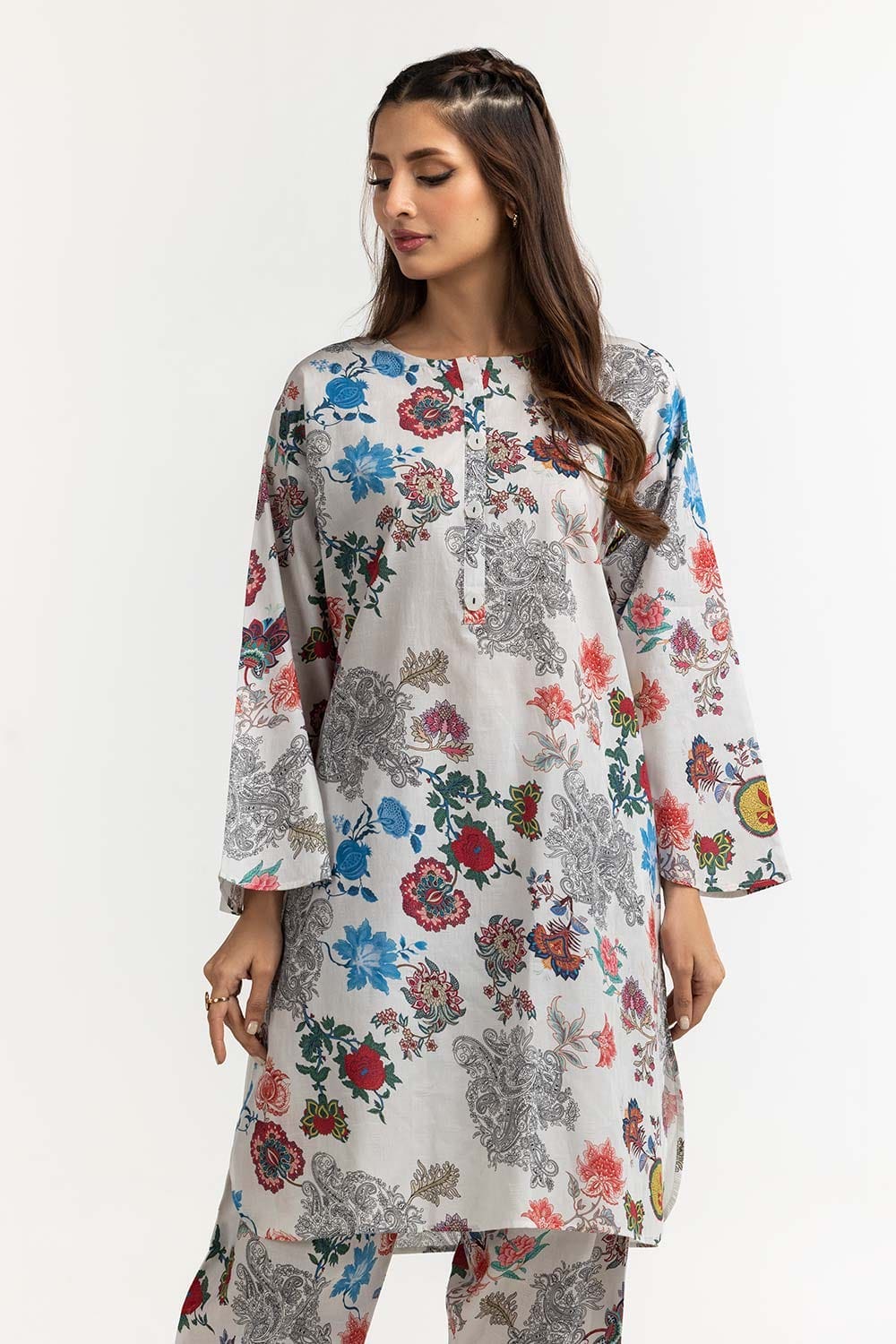Digital Printed Dobby Shirt And Trouser IPS-24-11