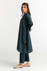 Dyed Polyester Viscose Embelished Shirt With Trouser IPS-24-121