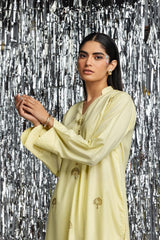 Dyed Windo Embroidered Shirt With Trouser IPS-24-125