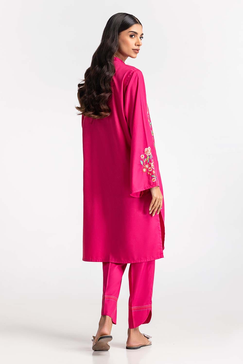 Blended Embroidered Co-Ord Set