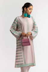 Dyed Polyester Viscose Screen Printed Shirt With Trouser IPS-24-138
