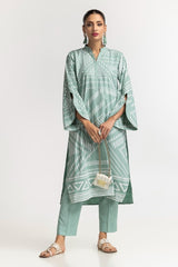 Dyed Polyester Viscose Screen Printed Shirt With Trouser IPS-24-139