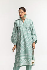 Dyed Polyester Viscose Screen Printed Shirt With Trouser IPS-24-139