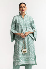 Dyed Polyester Viscose Screen Printed Shirt With Trouser IPS-24-139