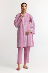 Dyed Polyester Viscose Screen Printed Shirt With Trouser IPS-24-141
