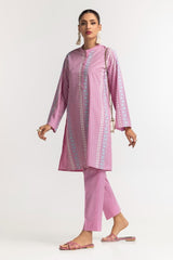 Dyed Polyester Viscose Screen Printed Shirt With Trouser IPS-24-141