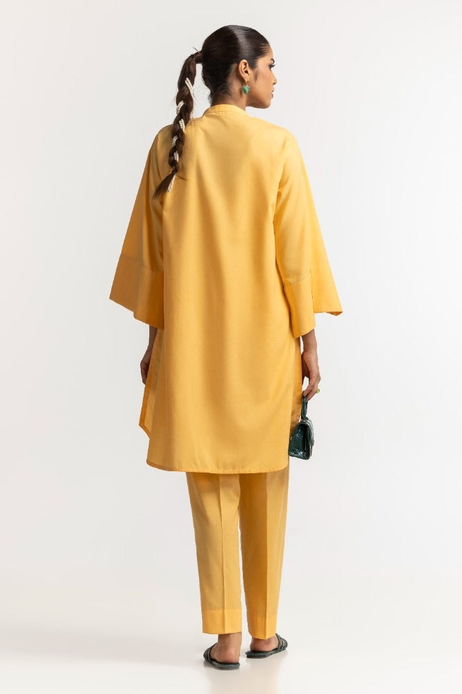 Dyed Polyester Viscose Screen Printed Shirt With Trouser IPS-24-142