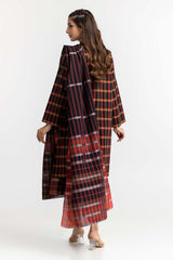 Dyed Cotton Yarn Dyed Embelished Shirt With Dupatta IPS-24-144