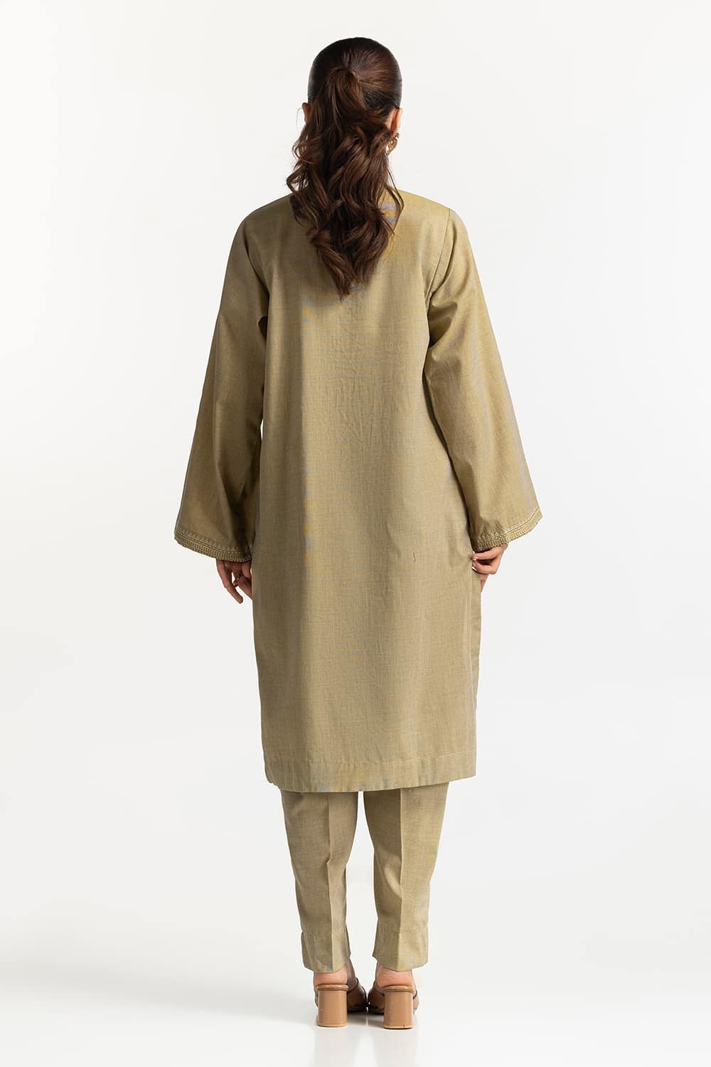 Yarn-dyed Embroidered Co-Ord Set IPS-24-173