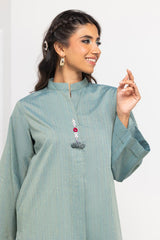 Yarn-dyed Embellished Co-Ord Set IPS-24-181