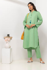 Yarn-dyed Embellished Co-Ord Set IPS-24-182