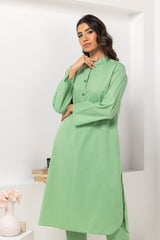 Yarn-dyed Embellished Co-Ord Set IPS-24-182