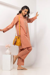 Yarn-dyed Embellished Co-Ord Set IPS-24-183