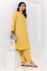 Yarn-dyed Embellished Co-Ord Set IPS-24-184