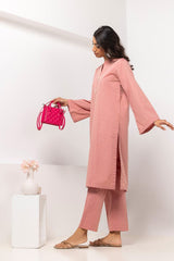 Yarn-dyed Embellished Co-Ord Set IPS-24-185