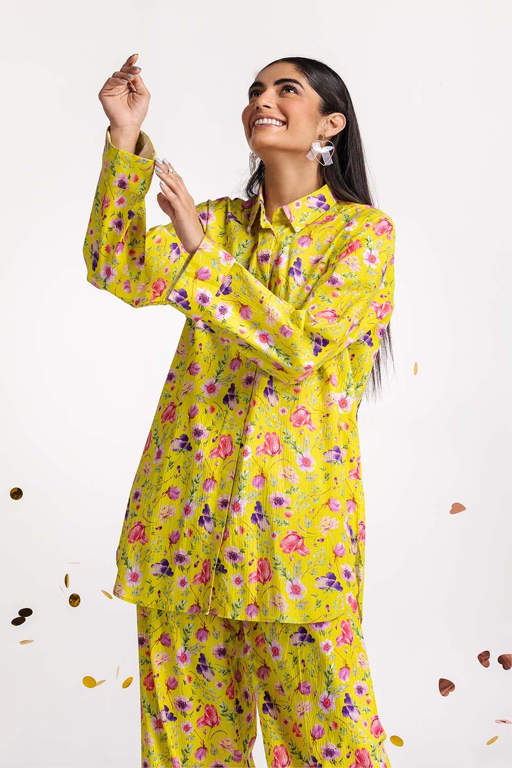 Digital Printed Lycra Shirt And Trouser IPS-24-196