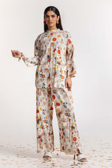 Digital Printed Lycra Shirt With Trouser IPS-24-198