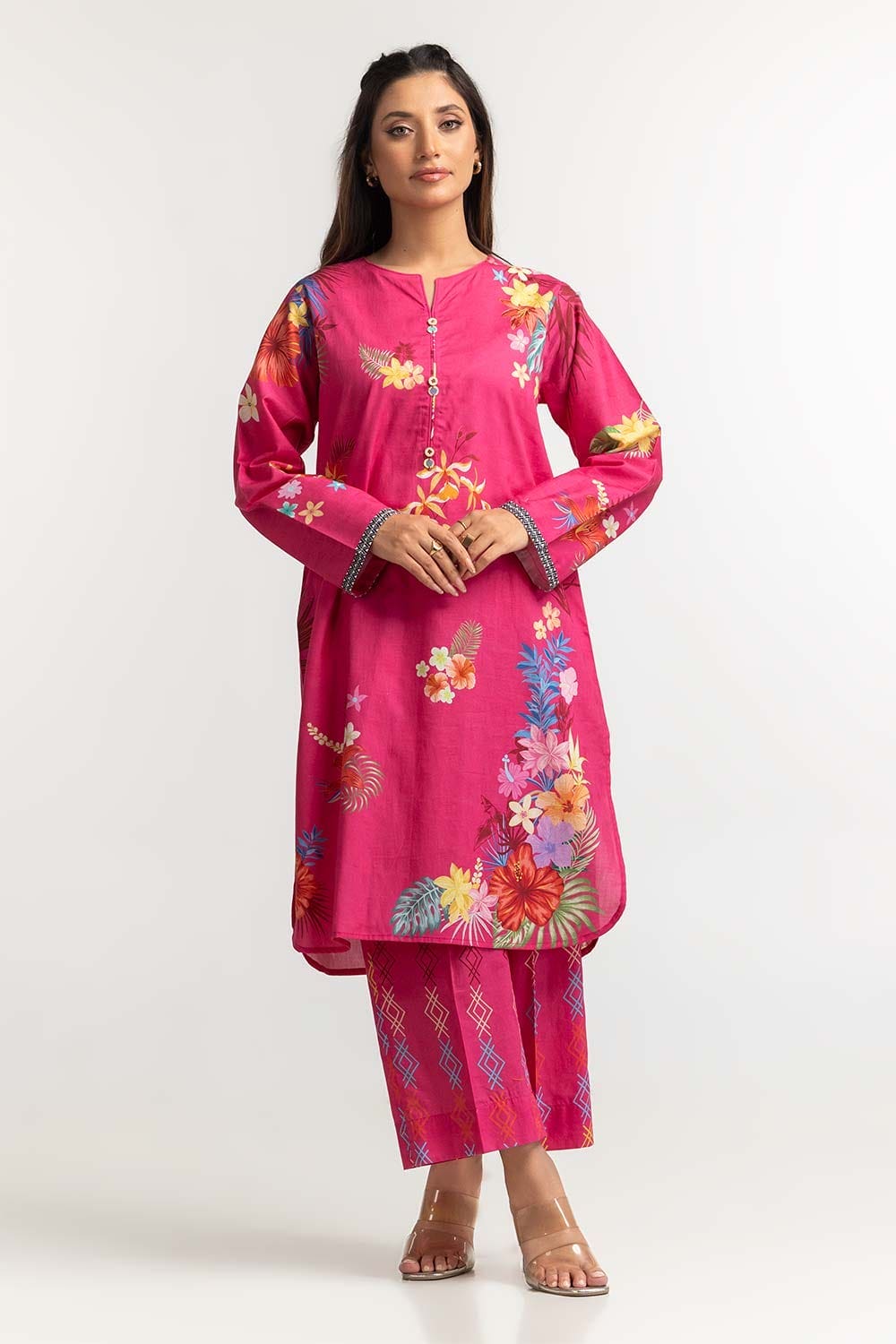 Digital Printed Dobby Shirt And Trouser