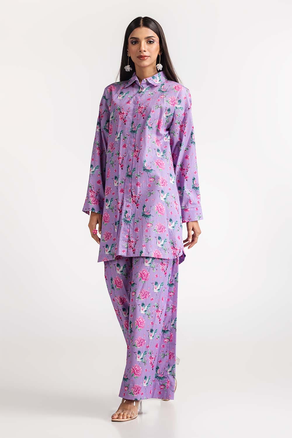 Digital Printed Lycra Shirt And Trouser IPS-24-200