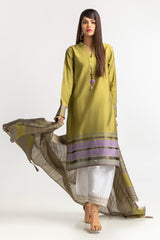 Yarn Dyed Embelished Shirt And Dupatta IPS-24-35