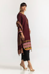 Yarn Dyed Embelished Shirt And Dupatta IPS-24-39