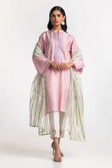 Dyed Jacquard Embroidered Shirt IPS-24-99 1 Piece