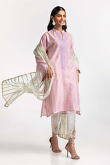 Dyed Jacquard Embroidered Shirt IPS-24-99 1 Piece