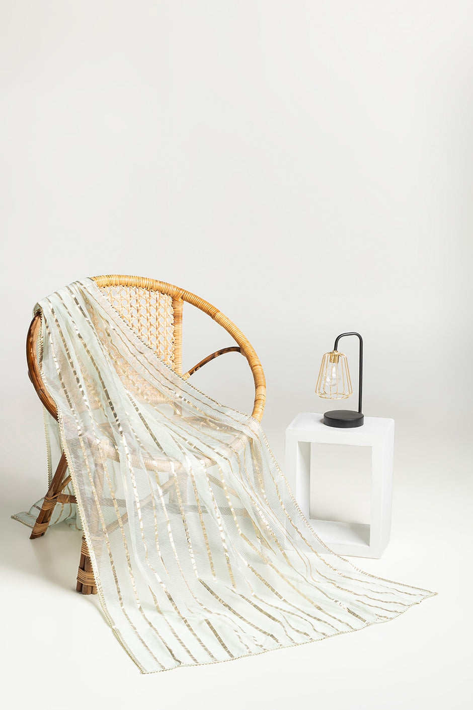 Dyed Lurex Dupatta