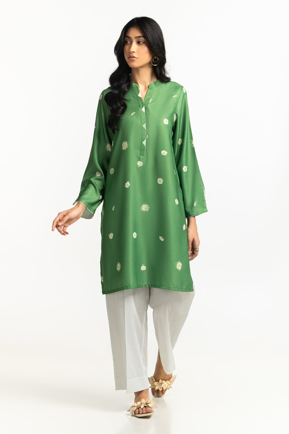 Herringbone Printed Shirt IPS-34148