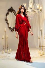 Velvet Dyed Kaftan IPS-44112s