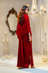 Velvet Dyed Kaftan IPS-44112s