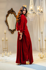 Velvet Dyed Kaftan IPS-44112s