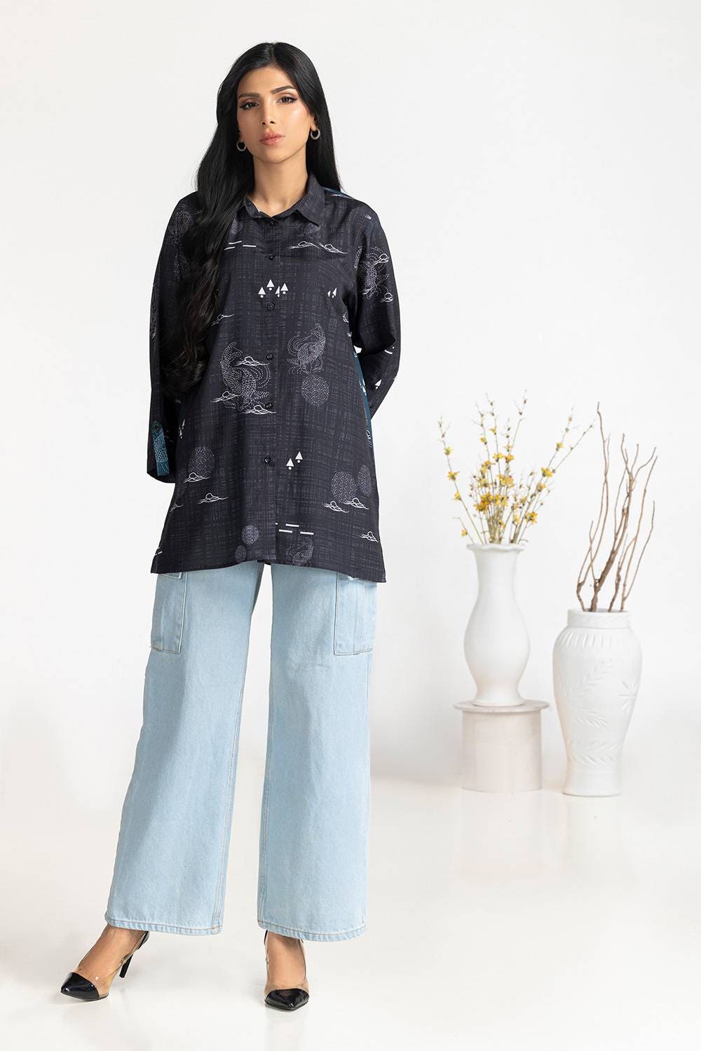 Crepe Printed Tunic IPS-44114