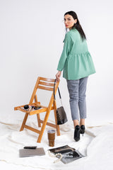 Cotton Viscose Dyed Tunic IPS-44134