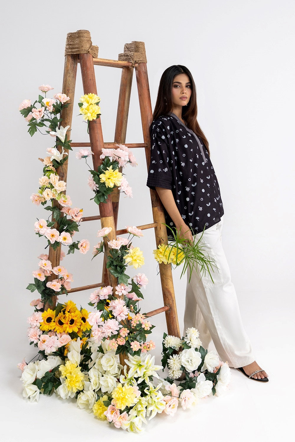 Cotton Viscose Block Printed Tunic IPS-44140