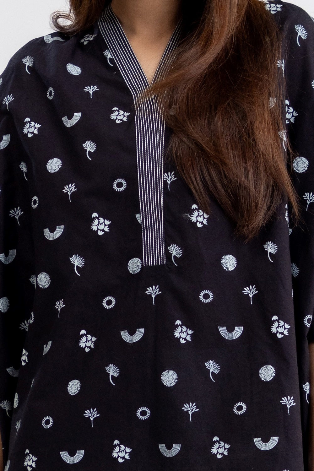 Cotton Viscose Block Printed Tunic IPS-44140
