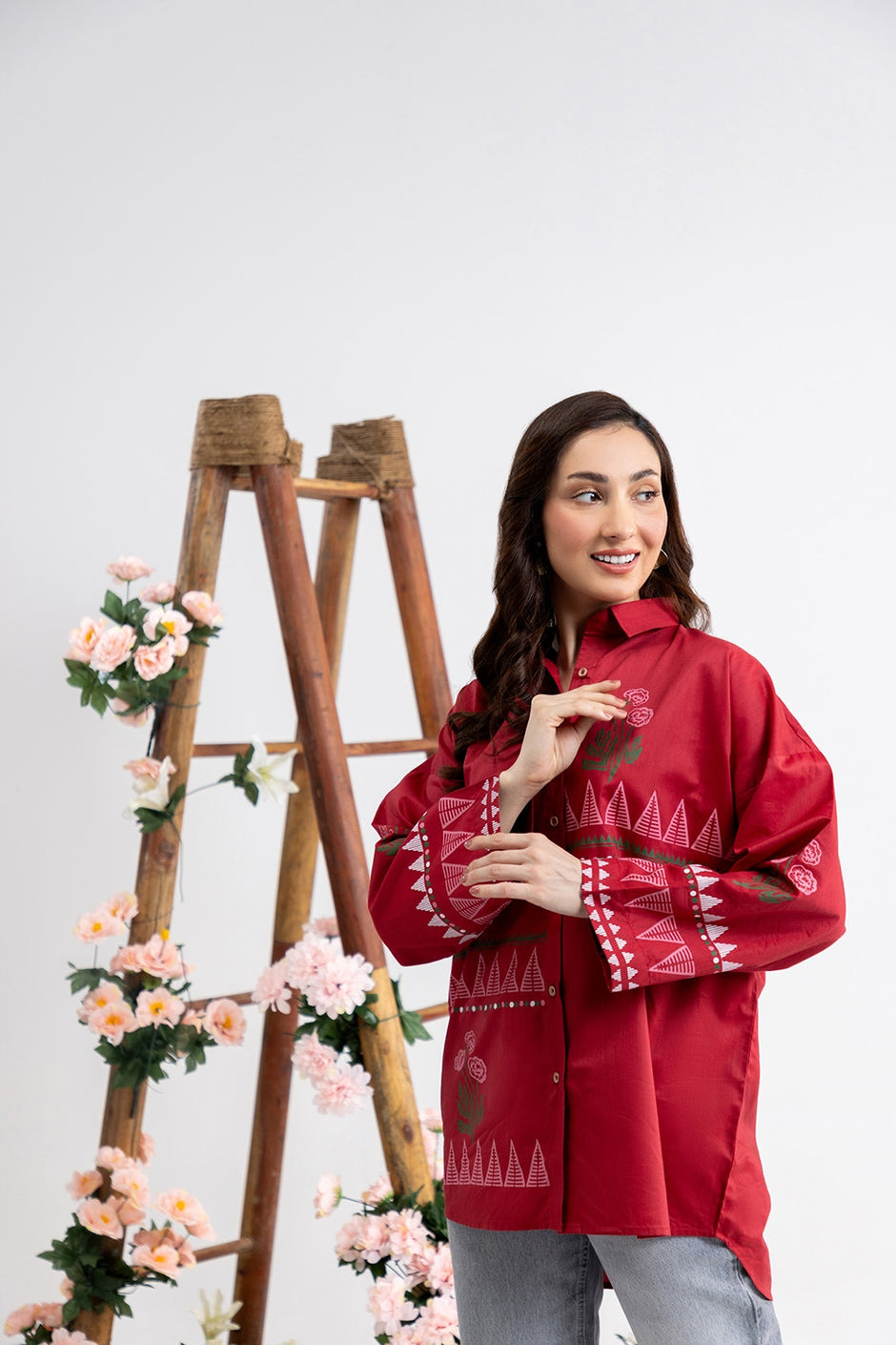Cotton Viscose Block Printed Tunic
