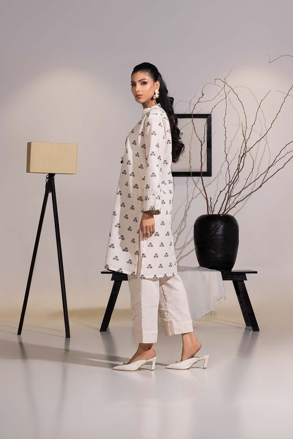 Jacquard Embellished Shirt