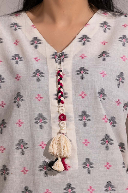 Jacquard Embellished Tunic IPS-44145