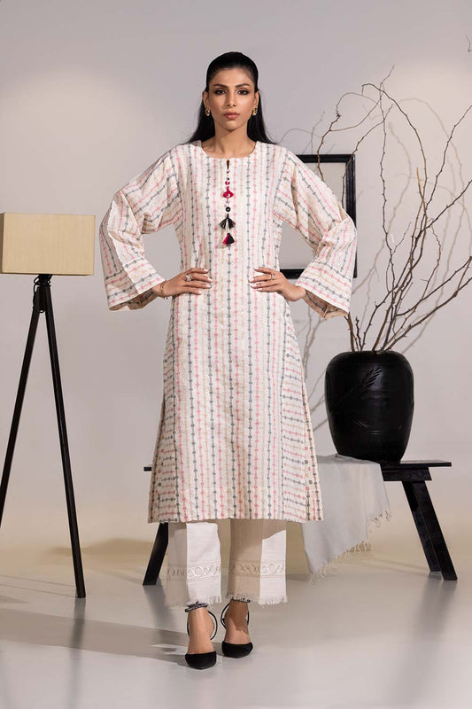 Jacquard Embellished Shirt IPS-44146