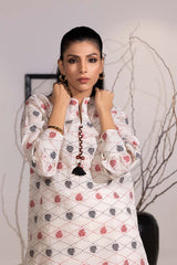 Jacquard Embellished Shirt IPS-44147