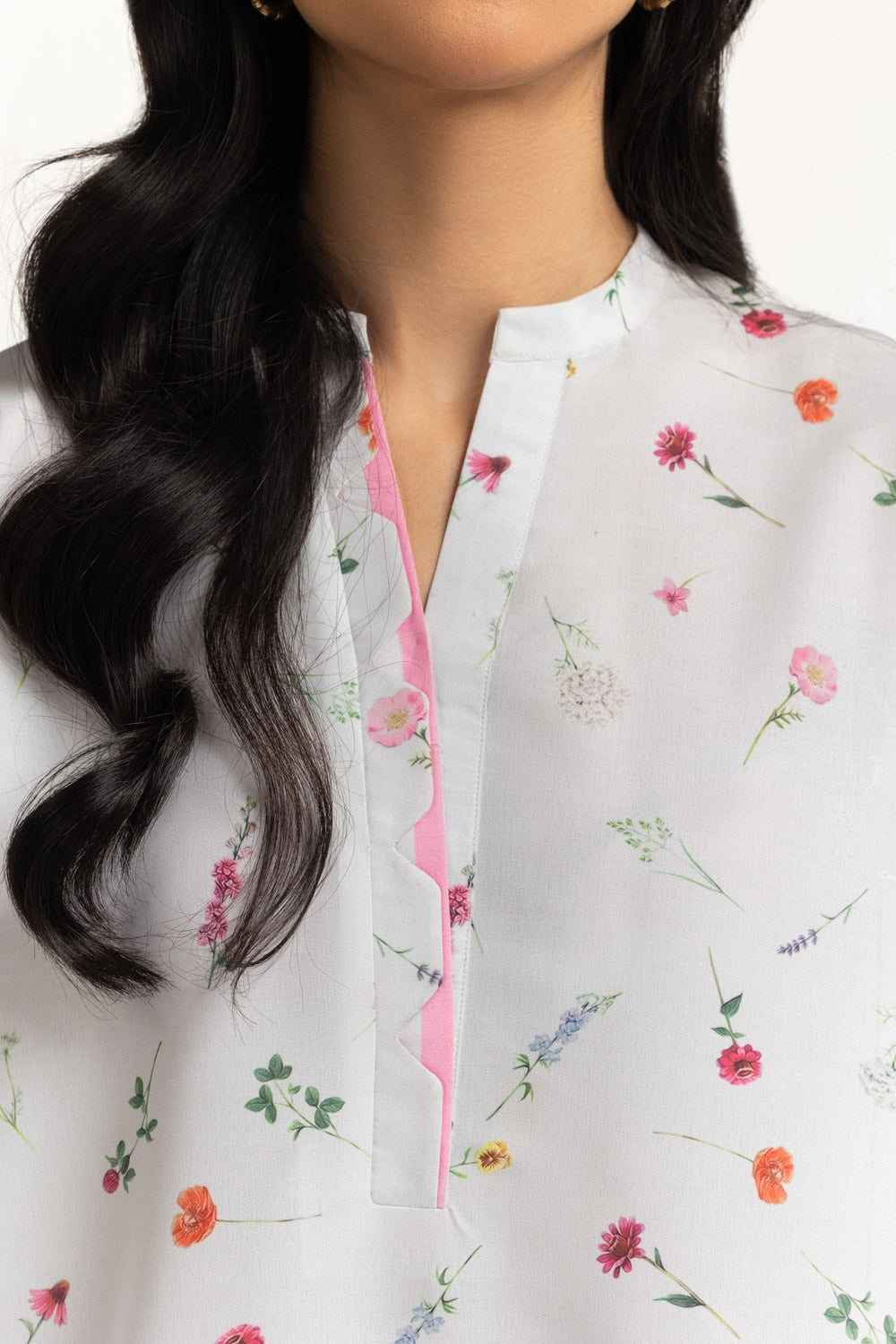 poly-cambric Printed Shirt IPS-44500
